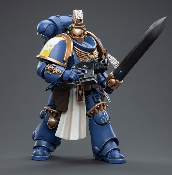 Warhammer 40K Ultramarines Primaris Company Champion Brother Parnaeus 1/18 Scale Figure