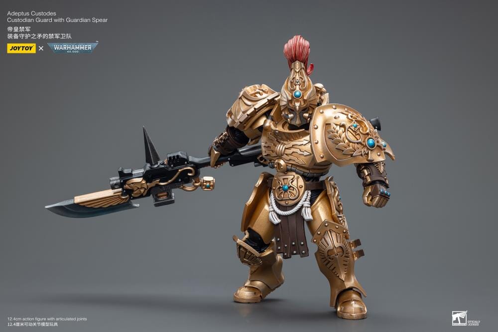 Warhammer 40K Adeptus Custodes Custodian Guard with Guardian Spear 1/18 Scale Figure