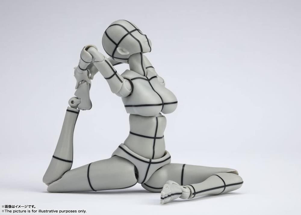 S.H.Figuarts Body-chan Kentaro Yabuki Wireframe (Gray Color Ver.)