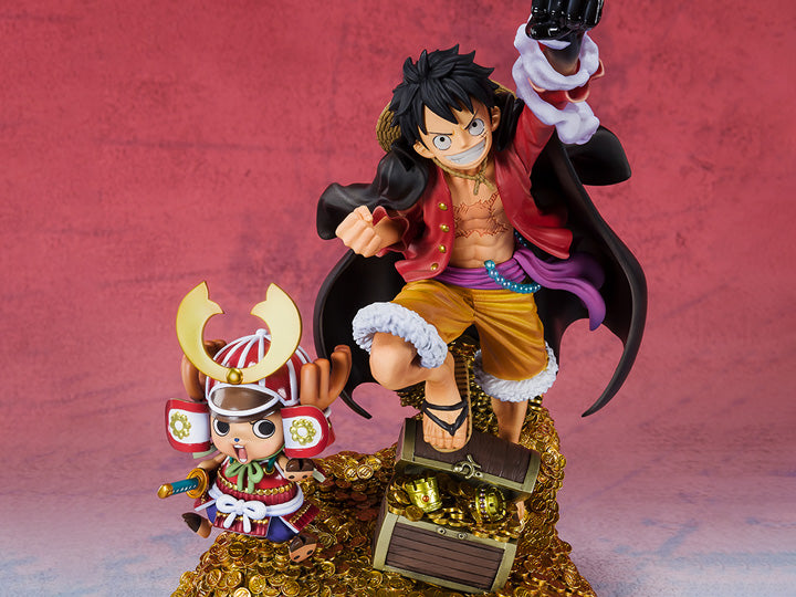 One Piece FiguartsZERO Monkey D. Luffy (WT100 Commemorative: Daikaizoku Hyakkei)