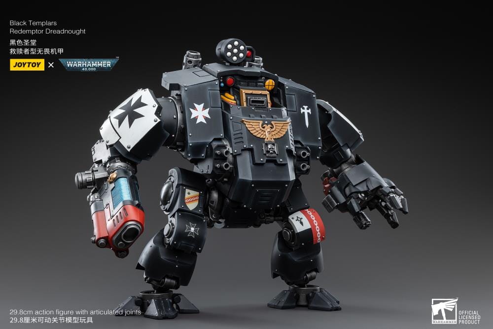 Warhammer 40K Black Templars Redemptor Dreadnought 1/18 Scale Figure