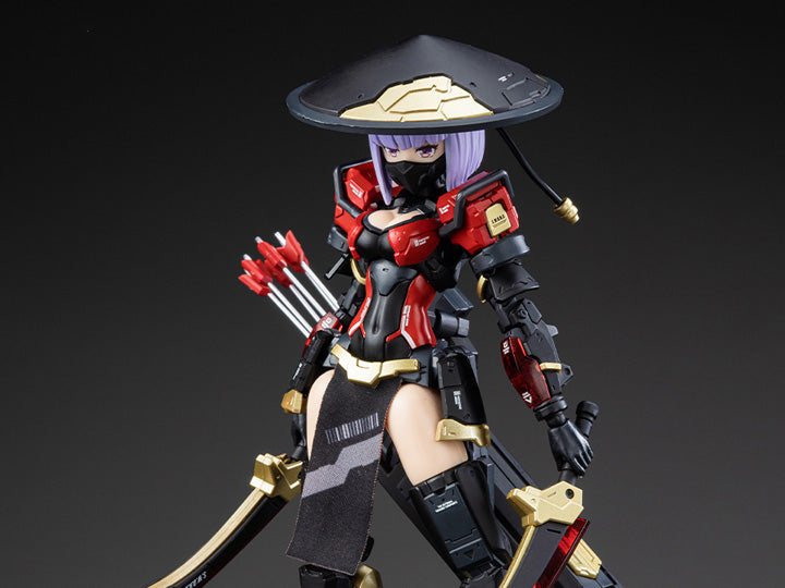 A.T.K. Girl Brocade-Clad Elite Guard (Jinyi Wei JW059 - Red Ver.) 1/12 Scale Model Kit