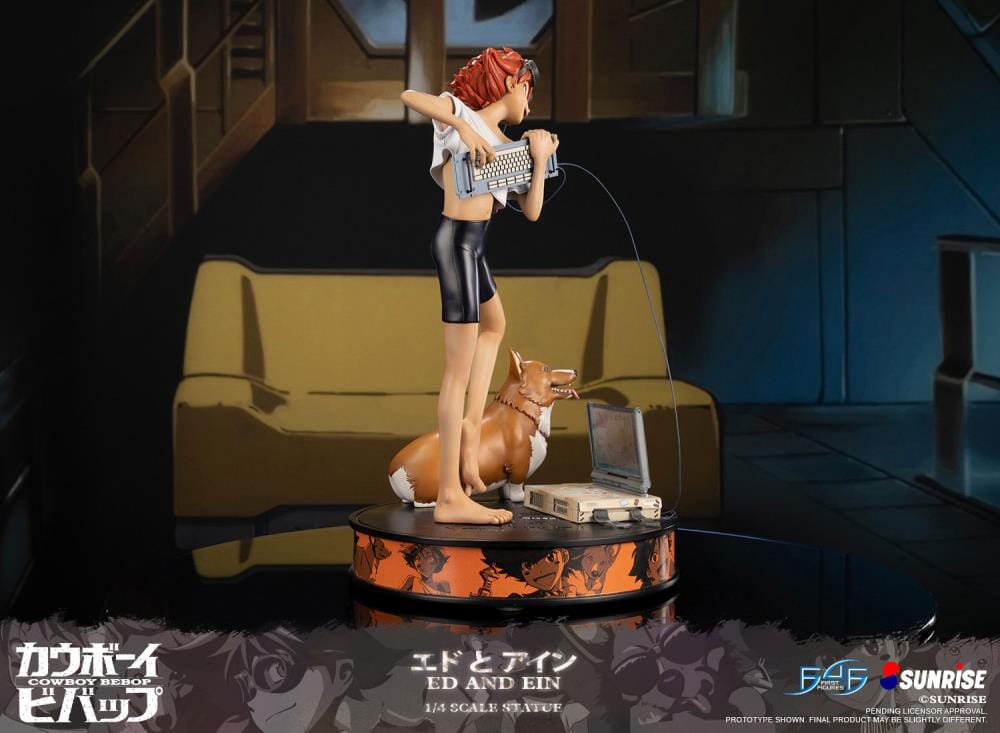 Cowboy Bebop Ed and Ein 1/4 Scale Statue