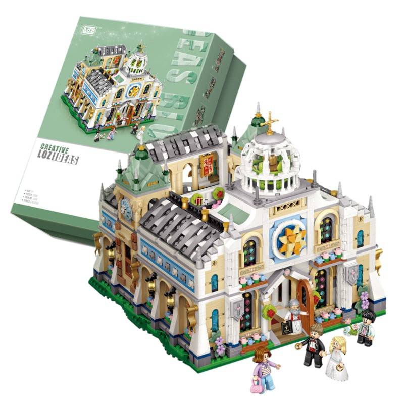 LOZ Creator Series 1035 Wedding Church Hall