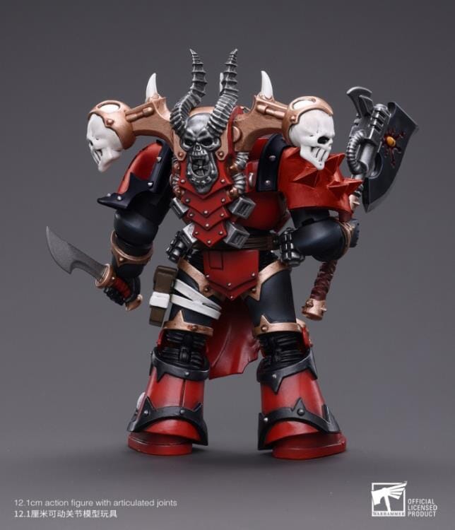 Warhammer 40K Chaos Space Marines Red Corsairs Exalted Champion Gotor the Blade 1/18 Scale Figure