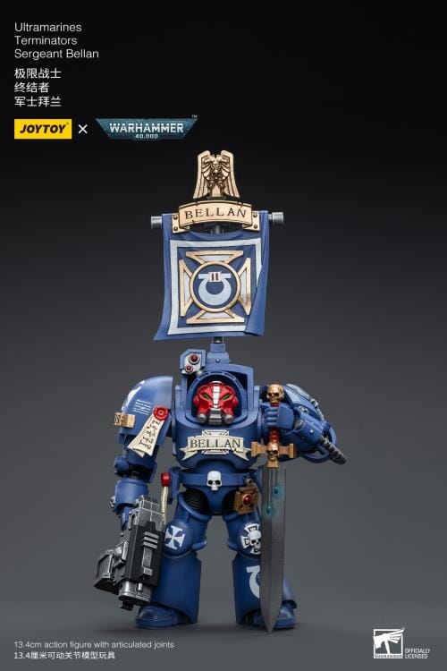 Warhammer 40K Ultramarines Terminators Sergeant Bellan 1/18 Scale Figure