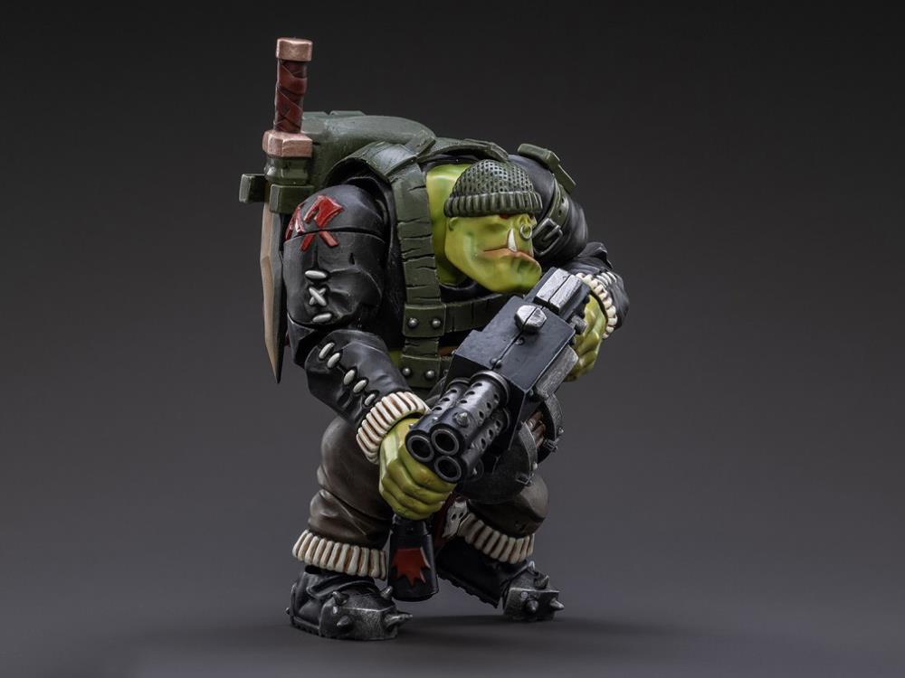 Warhammer 40K Ork Kommandos Dakka Boy Rotbilge 1/18 Scale Figure