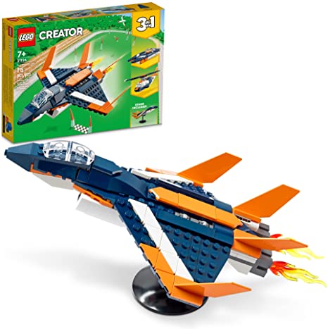 LEGO Creator 3in1 Supersonic-Jet 31126 Building Kit