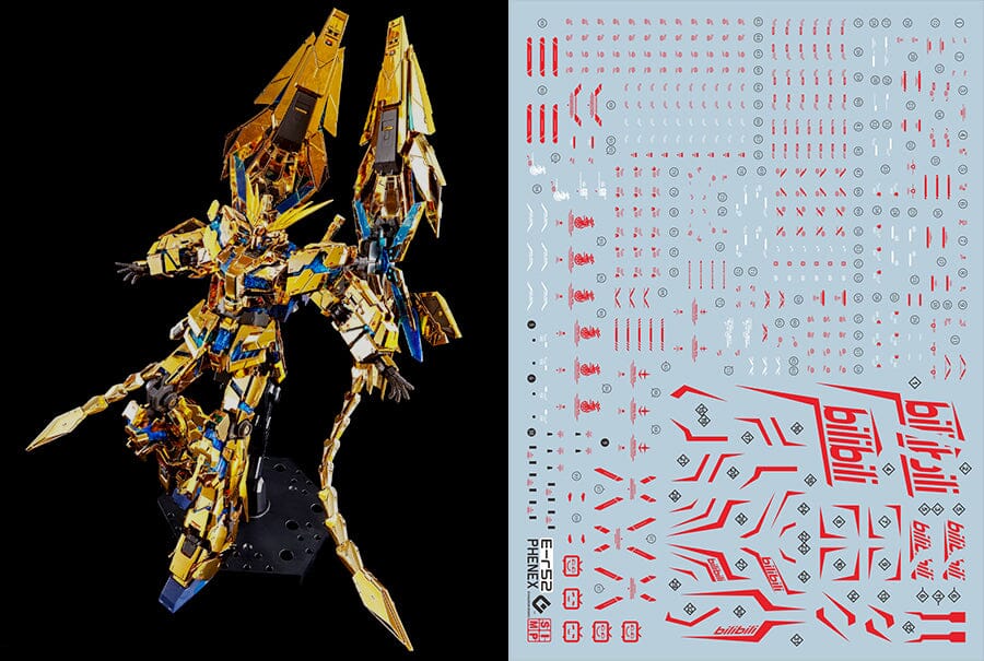 C42 RG 1/144 Phenex Red Decal Sheet