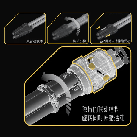 Hobby Mio Electric Drive Gatling Cannon WK-01 Model Kit