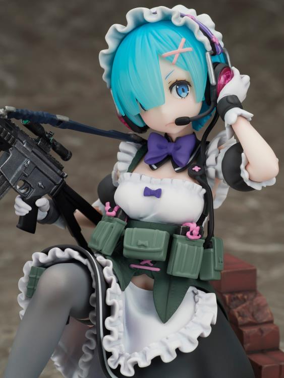 Re Zero Starting Life in Another World F Nex Rem (Military Ver.) 1/7 Scale Figure