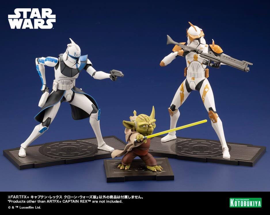 Star Wars The Clone Wars ArtFX+ Captain Rex Statue