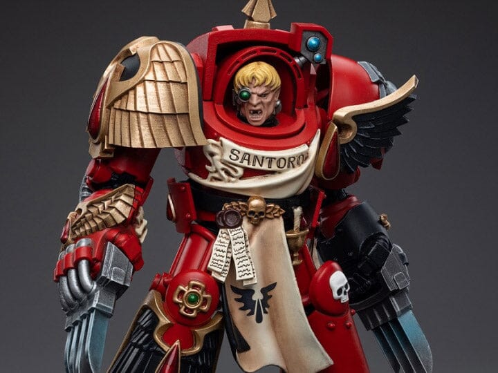 Warhammer 40K Blood Angels Assault Terminators Sergeant Santoro 1/18 Scale Figure