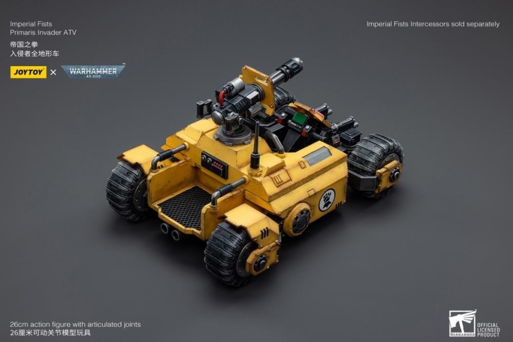 Warhammer 40k Imperial Fists Primaris Invader ATV 1/18 Scale Vehicle