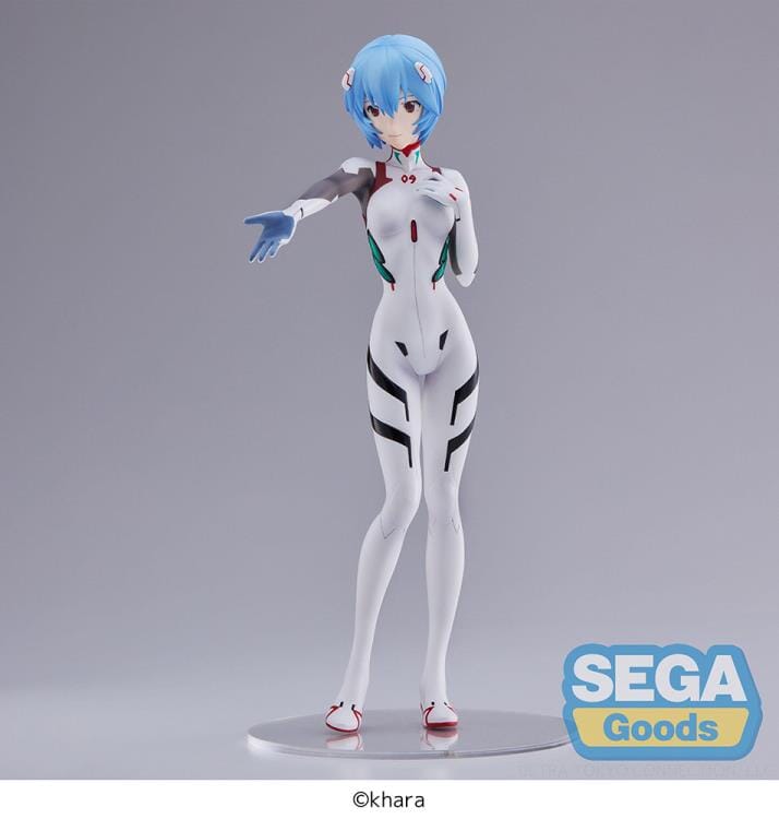 Rebuild of Evangelion Rei Ayanami (Hand Over/Momentary White) Super Premium Figure