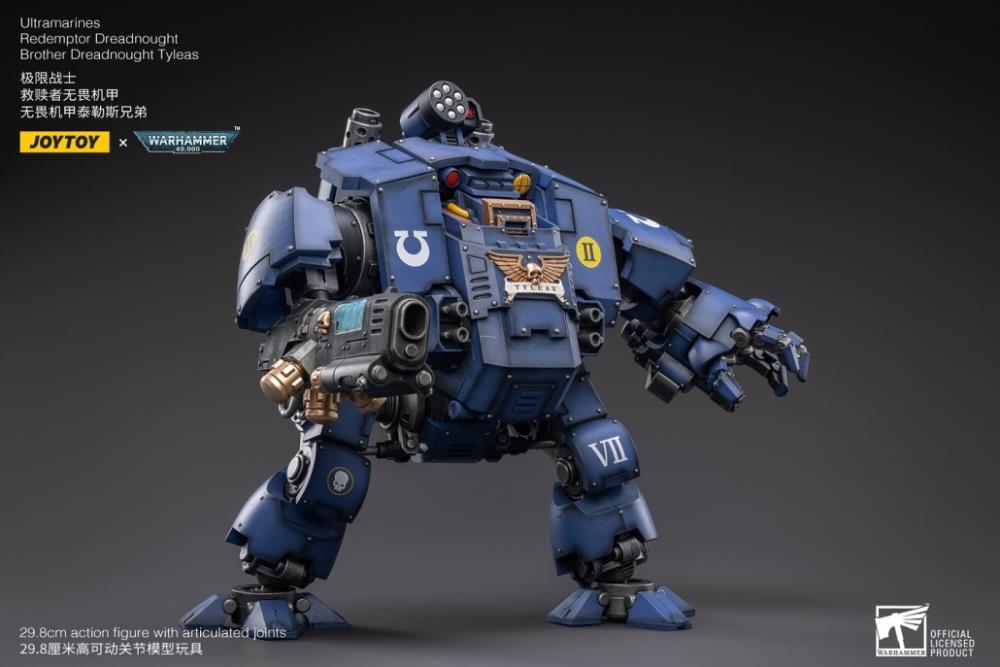 Warhammer 40K Ultramarines Redemptor Dreadnought Brother Tyleas 1/18 Scale Action Figure (Reissue)