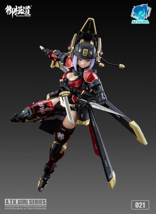 A.T.K. Girl Brocade-Clad Elite Guard (Jinyi Wei JW021 - Red Ver.) 1/12 Scale Model Kit