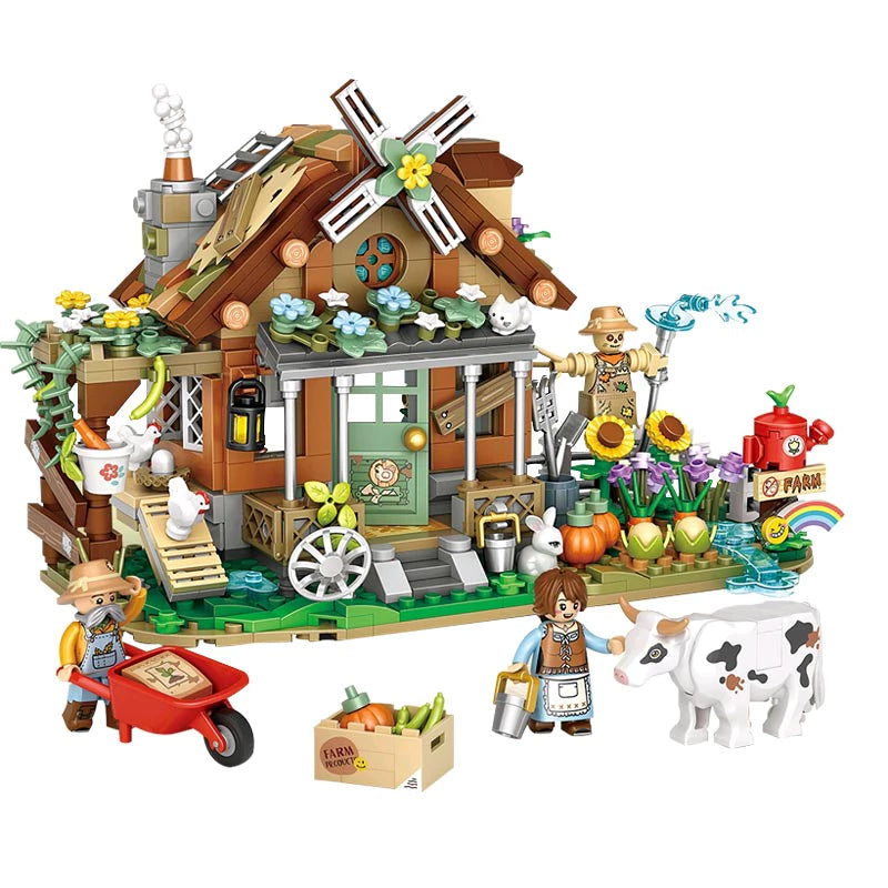 LOZ Creator Series 1281 Farm Cottage Autumn House Ranch