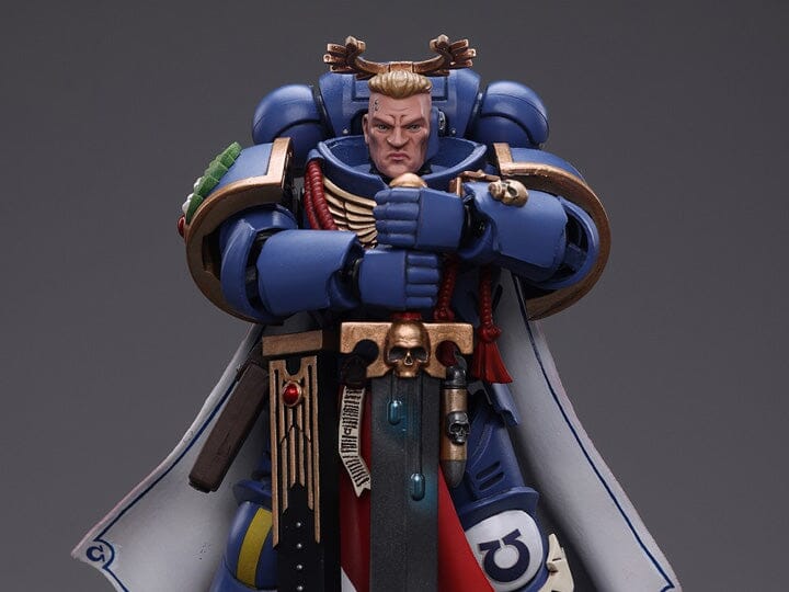 Warhammer 40K Ultramarines Primaris Captain (Power Sword and Plasma Pistol) 1/18 Scale Figure