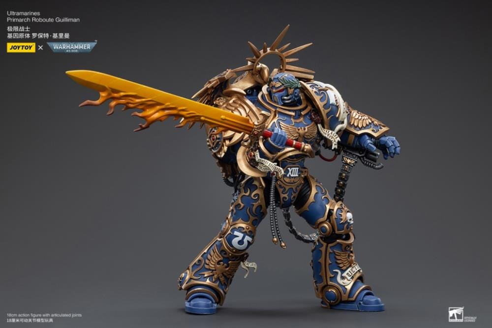 Warhammer 40K Ultramarines Primarch Roboute Guilliman 1/18 Scale Figure