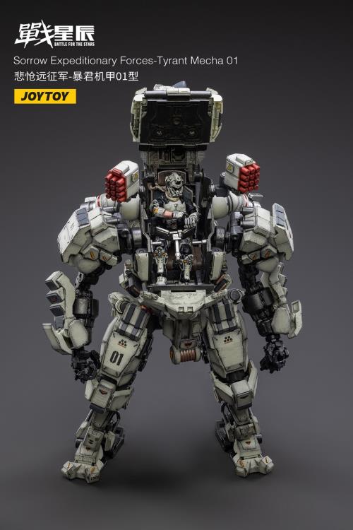 Battle for the Stars Sorrow Expeditionary Forces Tyrant Mecha 01 With Pilot 1/18 Scale Figure Set