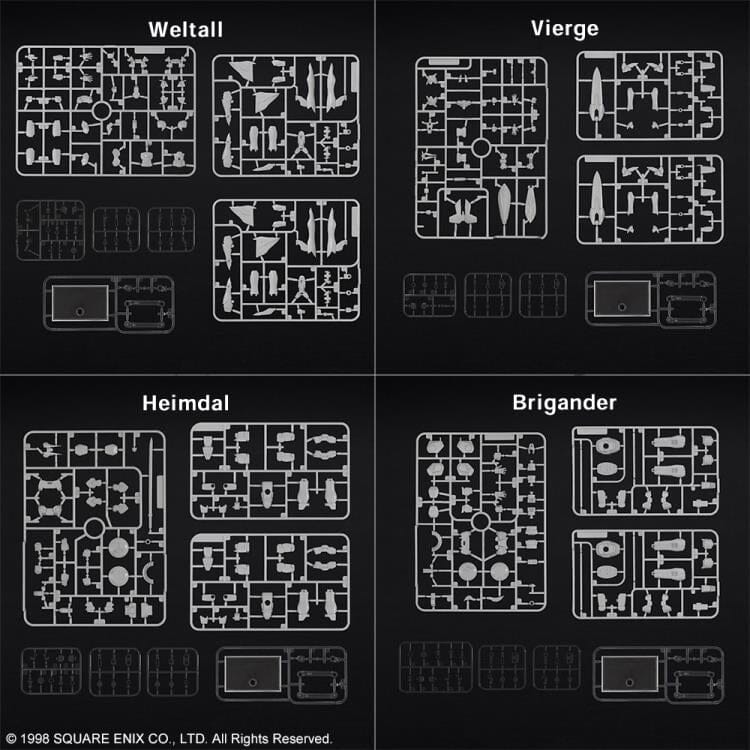 Xenogears Structure Arts Vol.1 Box of 4 Model Kits