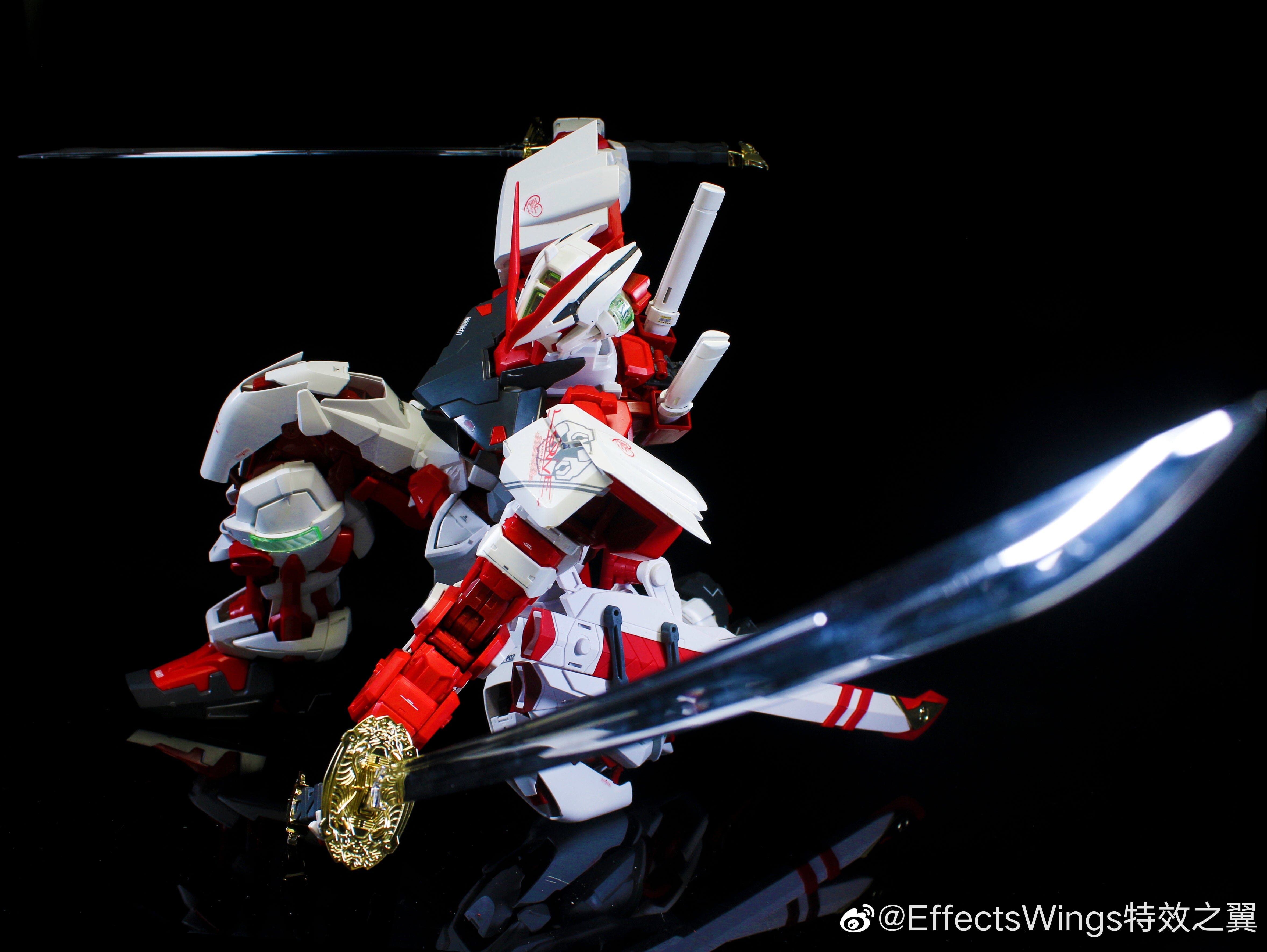 Effect Wings 1/60 Red Astray Katana Model Set x2