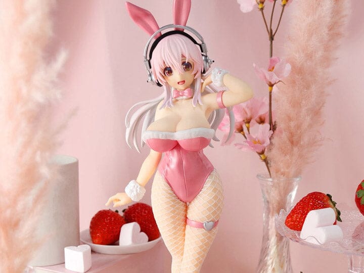 Nitroplus BiCute Bunnies Super Sonico (Pink Rabbit Ver.) Figure