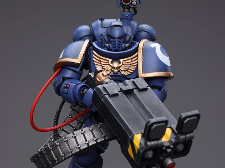 Warhammer 40K Ultramarines Desolation Marine with Castellan Launcher (Superkrak) 1/18 Scale Figure