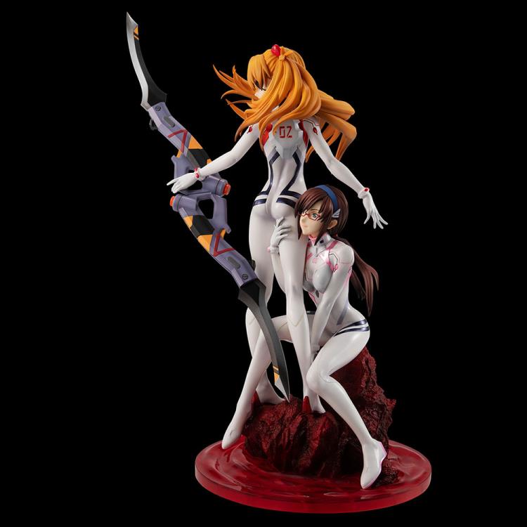 Rebuild of Evengelion Shikinami Asuka Langley & Makinami Mari Illustrious Figure