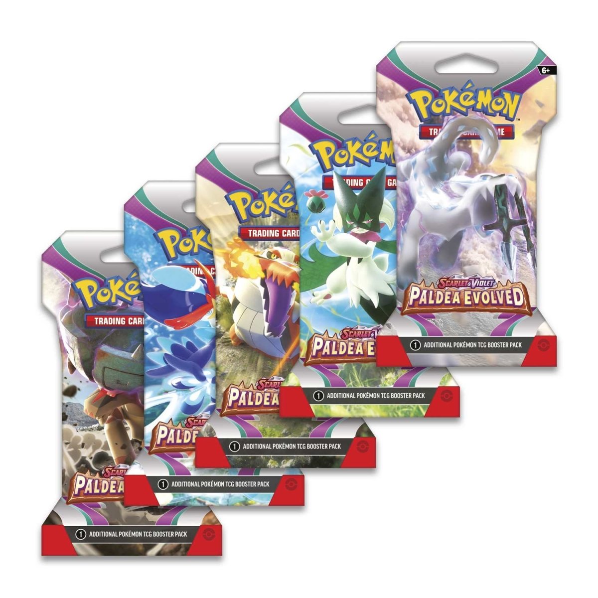 Pokemon TCG Scarlet & Violet-Paldea Evolved Sleeved Booster Pack (10 Cards)