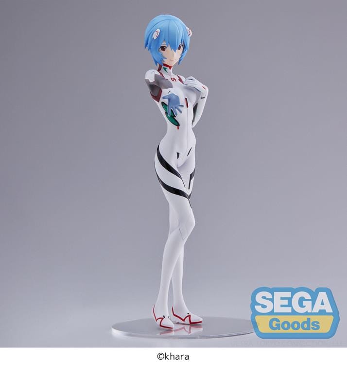 Rebuild of Evangelion Rei Ayanami (Hand Over/Momentary White) Super Premium Figure