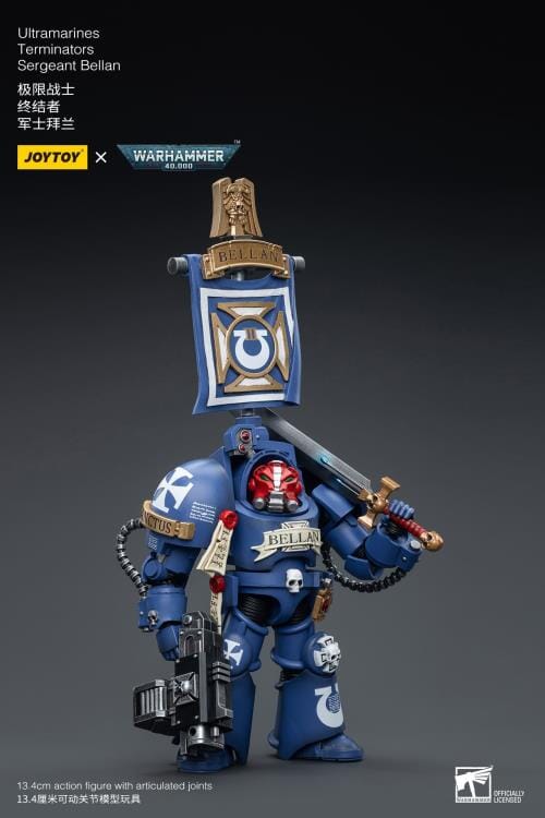 Warhammer 40K Ultramarines Terminators Sergeant Bellan 1/18 Scale Figure