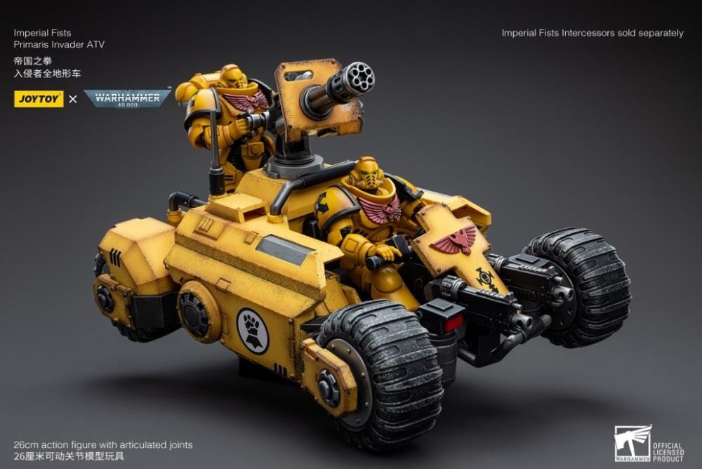 Warhammer 40k Imperial Fists Primaris Invader ATV 1/18 Scale Vehicle