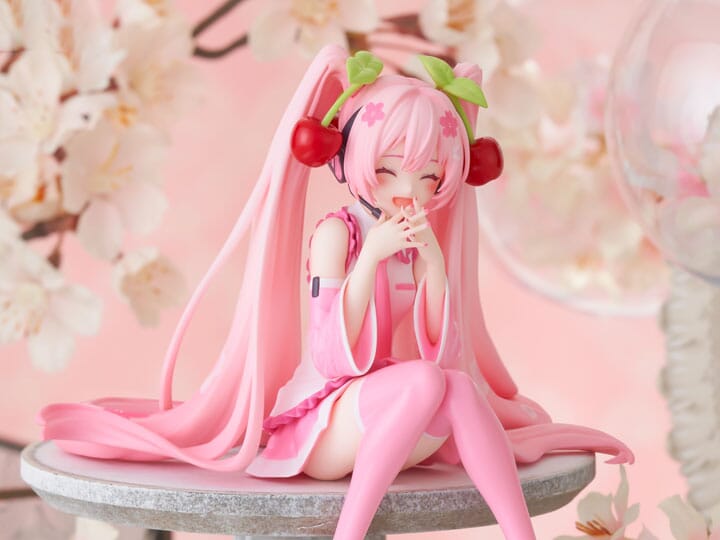 Vocaloid Hatsune Miku (Sakura Miku 2023 Smile Ver.) Noodle Stopper Figure