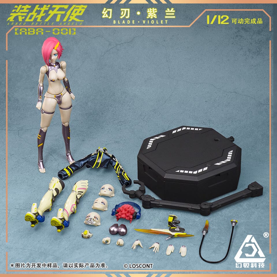 Armed Battle Angels ABA-001 Blade Violet 1/12 Scale Figure