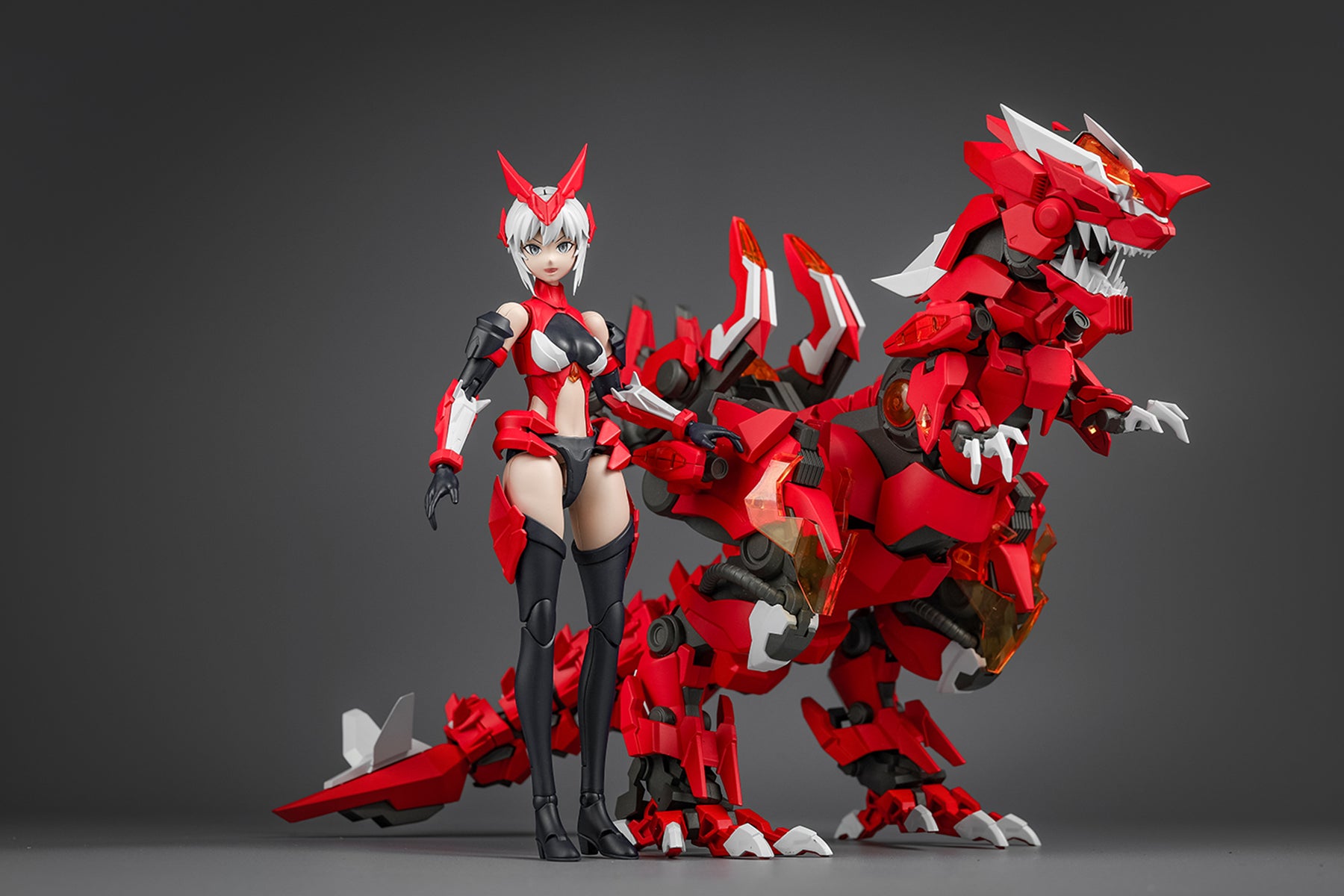 Dragon Girl LH-01 Yu Wanglong & Firefly Model Kit Set