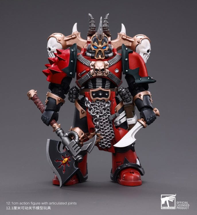 Warhammer 40K Chaos Space Marines Red Corsairs Exalted Champion Gotor the Blade 1/18 Scale Figure