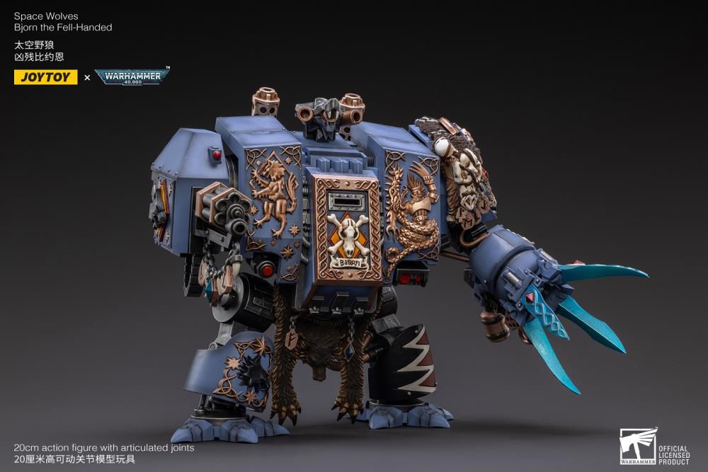 Warhammer 40k Space Wolves Bjorn the Fell-Handed 1/18 Scale Action Figure (Reissue)