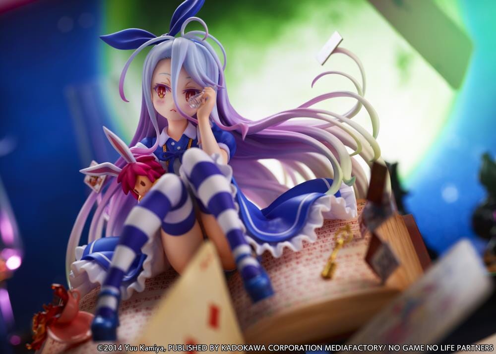 No Game No Life Shiro (Alice in Wonderland Ver.) 1/7 Scale Shibuya Scramble Figure