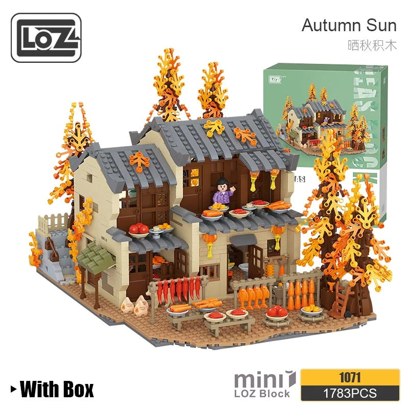 LOZ Architecture Mini Blocks 1071 Sunshine In Autumn Chinese Construction