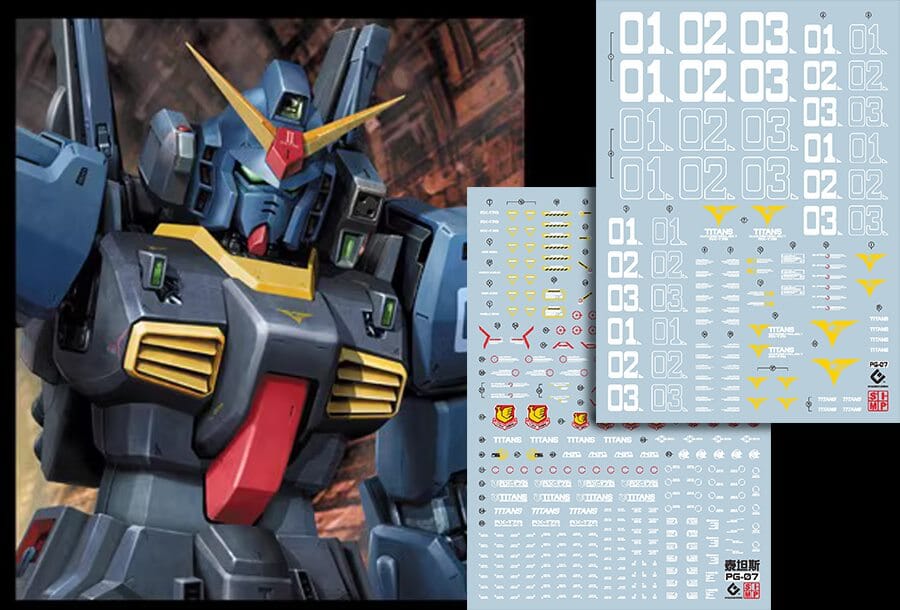 D31 PG RX-178 Gundam MK-II (Titans) Decal Sheet