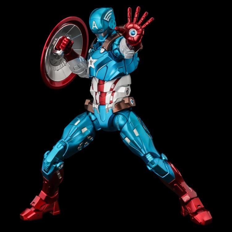 Marvel Fighting Armor Captain America Figure