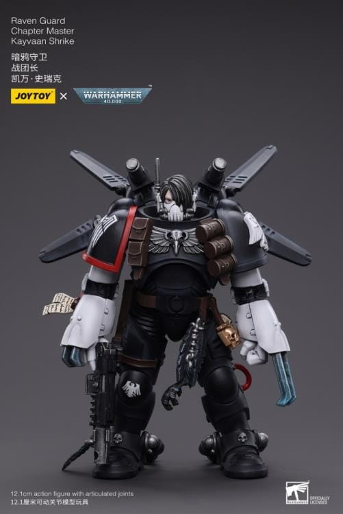 Warhammer 40K Raven Guard Chapter Master Kayvaan Shrike 1/18 Scale Figure