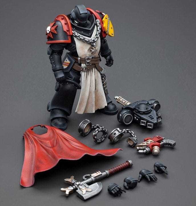 Warhammer 40K Black Templars Primaris Sword Brethren Granbertus 1/18 Scale Figure