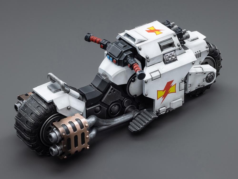 Warhammer 40K White Scars Raider-Pattern Combat Bike 1/18 Scale Vehicle