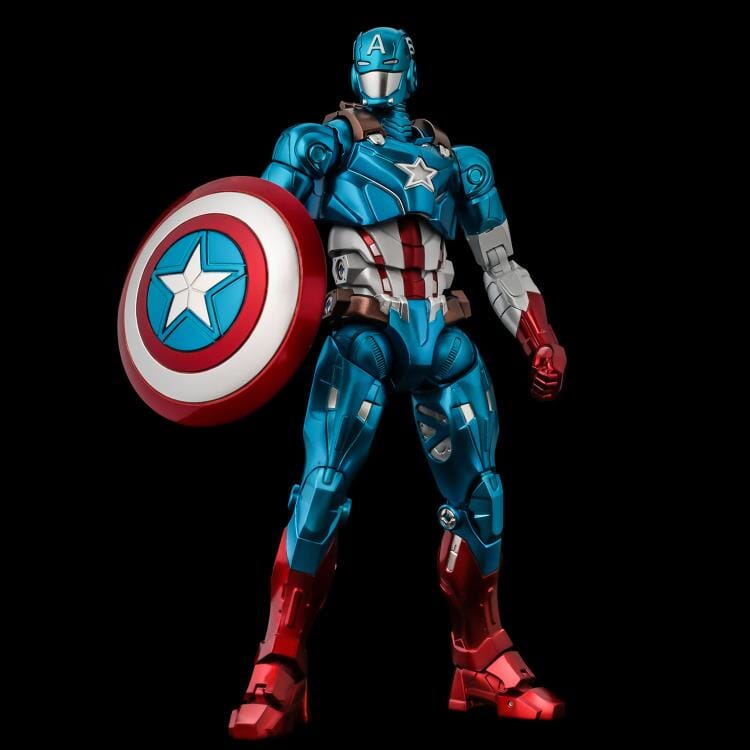 Marvel Fighting Armor Captain America Figure