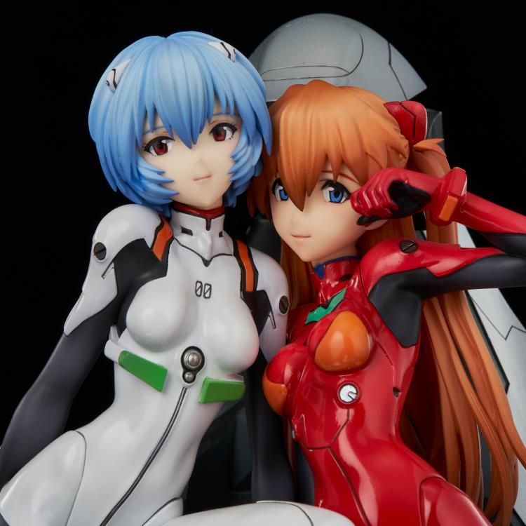 Neon Genesis Evangelion Rei & Asuka Twinmore Object Figure