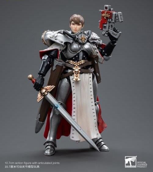 Warhammer 40k Adepta Sororitas Battle Sisters Order of the Argent Shroud Sister Superior Evinka 1/18 Scale Figure