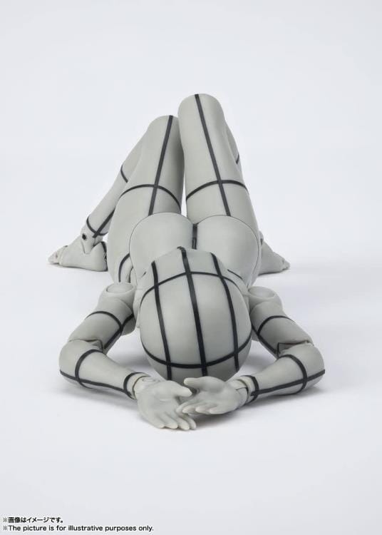 S.H.Figuarts Body-chan Kentaro Yabuki Wireframe (Gray Color Ver.)